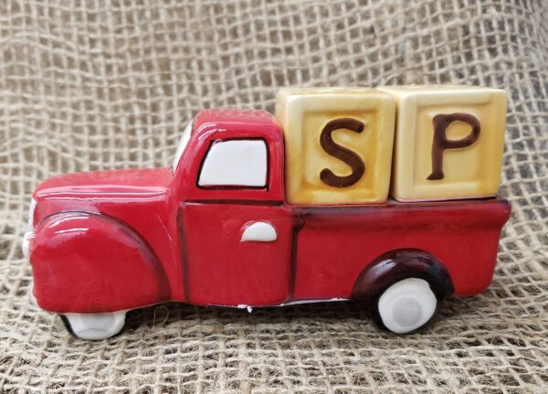 Truck Salt & Pepper Shakers